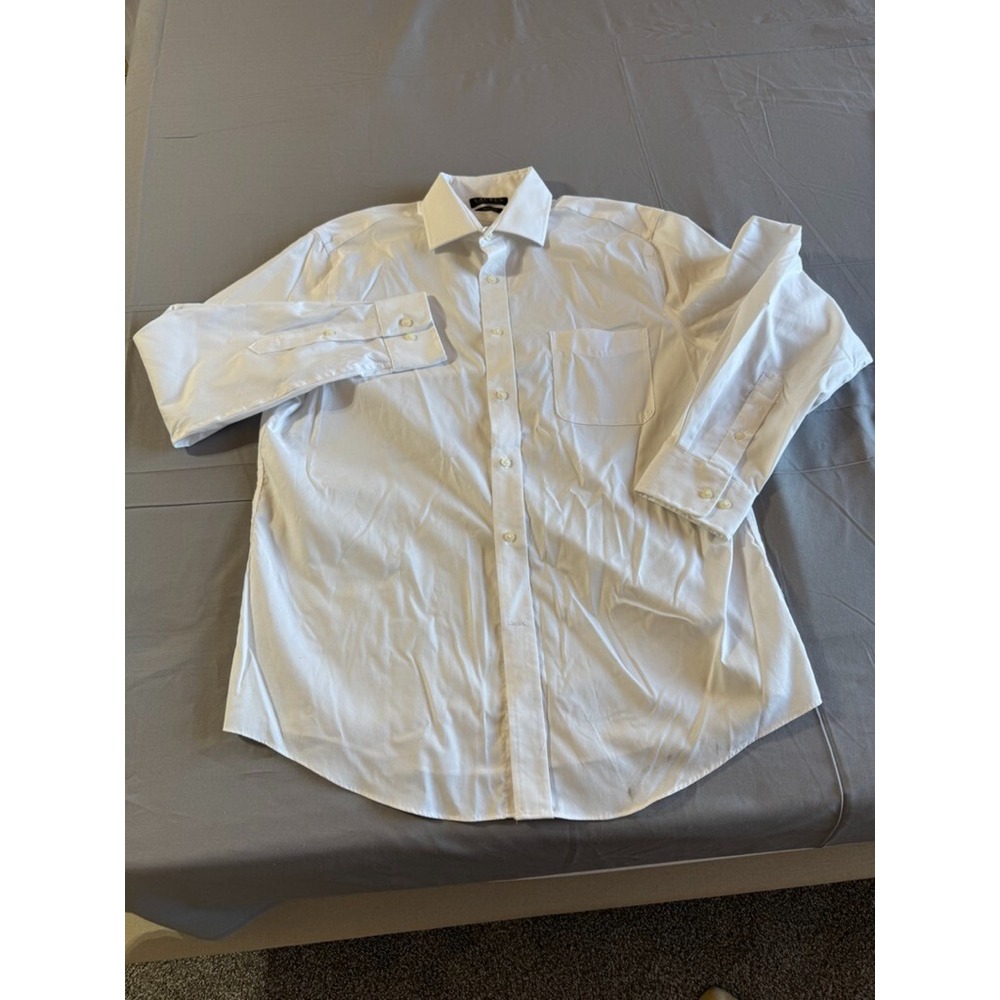 Ralph Lauren Black Label Shirt 16.6 34 35 White Button Down Men's L